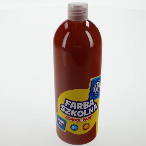 Farby plakatowe Astra szkolne kolor: brązowy 1000 ml 1 kol.