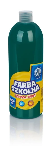 Farby plakatowe Astra szkolne kolor: zielony ciemny 1000 ml 1 kol.
