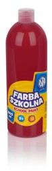 Farby plakatowe Astra szkolne kolor: czerwony ciemny 1000 ml 1 kol.