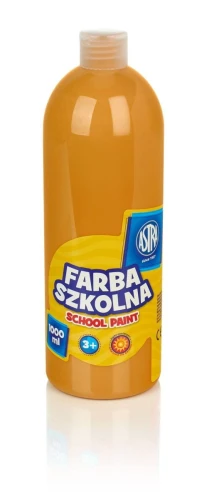 Farby plakatowe Astra szkolne kolor: brązowy jasny 1000 ml 1 kol.