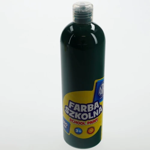 Farby plakatowe Astra kolor: zielony ciemny 500 ml 1 kol. (301109005)