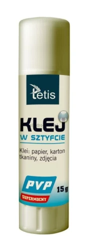 Klej w sztyfcie Tetis PVP 15 g (BG112-B)