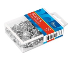 Pinezki Tetis kolor: srebrny 50 szt (GT200-S)