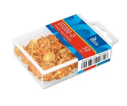 Pinezki Tetis kolor: złoty 50 szt (GT200-O)
