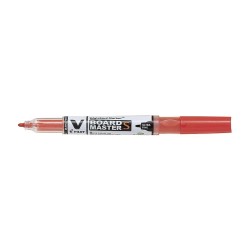 Marker suchościeralny Pilot, czerwony 0,8 mm okrągła końcówka (PIWBMA-VS-UF-R-BG)