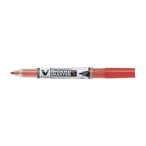 Marker suchościeralny Pilot, czerwony 0,8 mm okrągła końcówka (PIWBMA-VS-UF-R-BG)