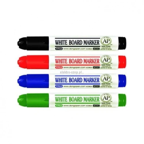 Marker suchościeralny Dong-A, niebieski 2,0 mm okrągła końcówka