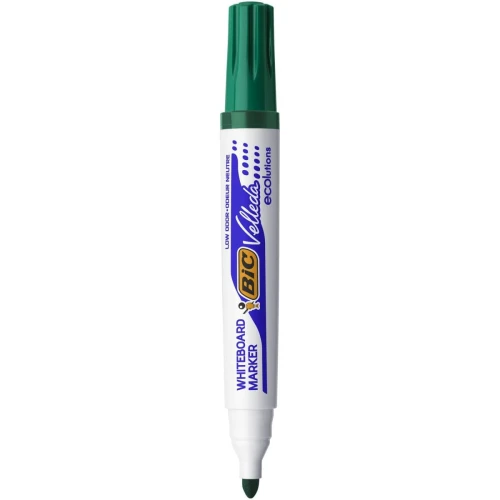Marker suchościeralny Bic Velleda Ecolutions 1701, zielony 1,5 mm ścięta końcówka (904940)