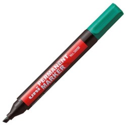 Marker permanentny Uni, zielony 1,0-4,5 mm ścięta końcówka (NO-380B)