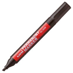 Marker permanentny Uni, czarny 1,0-4,5 mm ścięta końcówka (NO-380B)
