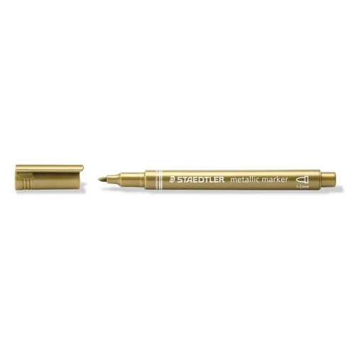 Marker permanentny Staedtler metaliczny, złoty 1,0-2,0 mm okrągła końcówka (8323-11)