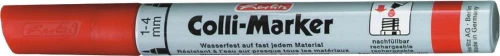 Marker permanentny Herlitz Colli-Marker, czerwony 1,0-4,0 mm okrągła końcówka (9566738)