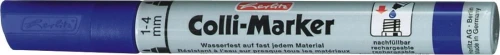 Marker permanentny Herlitz Colli-Marker, niebieski 1,0-4,0 mm okrągła końcówka (9566720)
