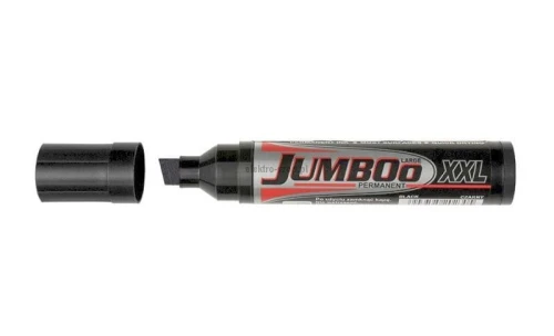 Marker permanentny Kamet Jumbo, czarny 2,0-12,0 mm ścięta końcówka (K-2040)