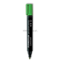 Marker permanentny Staedtler, zielony 2,0 mm okrągła końcówka