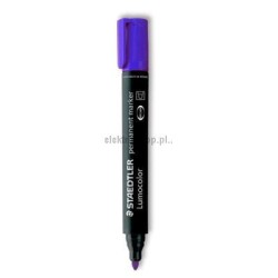 Marker permanentny Staedtler, niebieski 2,0 mm ścięta końcówka