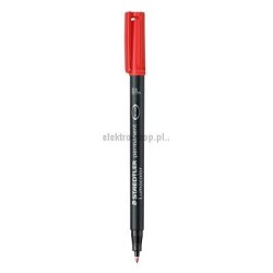 Foliopis Staedtler, czerwony 0,6 mm