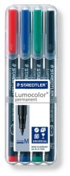 Foliopis Staedtler Lumocolor 317 1 mm 4 kolory w etui