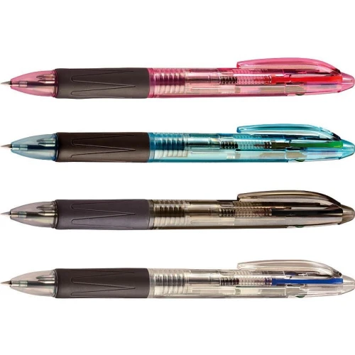 Długopis standardowy Tetis 4-kolorowy (KD800-4M)