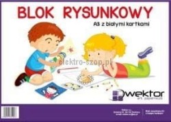 Blok rysunkowy Wektor A3 biały 80g 20k 297 mm x 420 mm