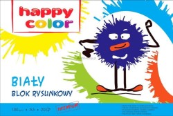Blok rysunkowy Happy Color A3 biały 100g 20k 297 mm x 420 mm (3710 3040-0)
