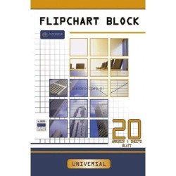 Blok do tablic flipchart Interdruk A1 20k. 80 g czysty 1000 mm x 640 mm (FLI20)