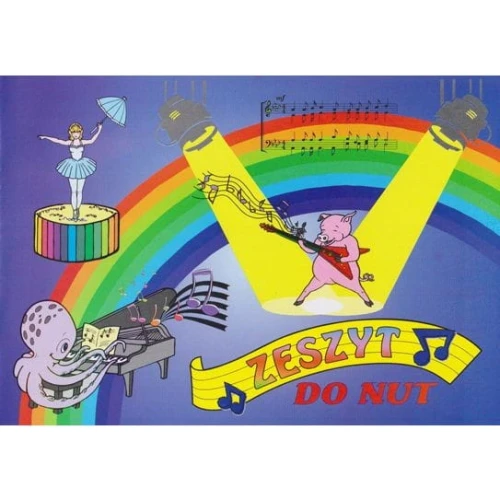 Zeszyt do nut Protos A5 8k. pięciolinia 210 mm x 148 mm