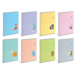 Zeszyt Interdruk B&amp;B KIDS PASTEL A5 16k. krata (ZE16#B&amp;BP)