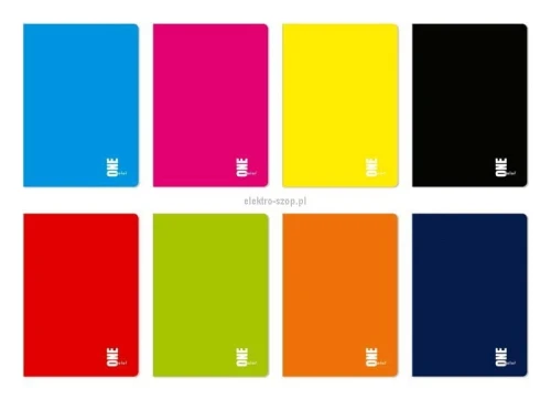 Zeszyt Interdruk One Color A5 60k. 70 g krata 148 mm x 210 mm (ZE60#OC)