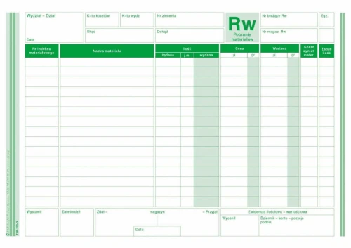 Druk samokopiujący Michalczyk i Prokop Pobranie materiału (wielokopia) A5 A5 80k. (373-3)