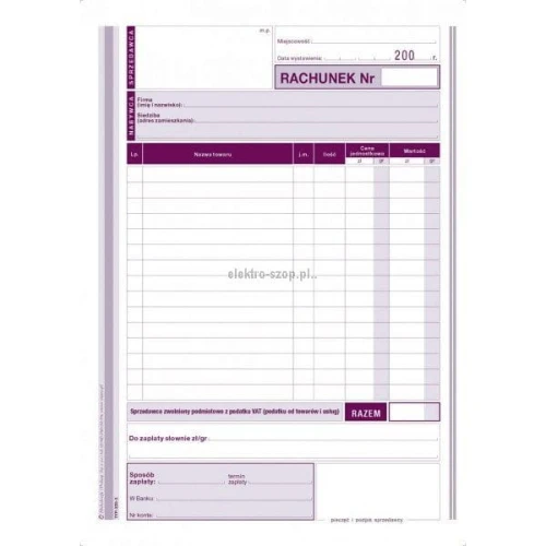 Druk samokopiujący Michalczyk i Prokop S wiel. A5 80k. (223-3)