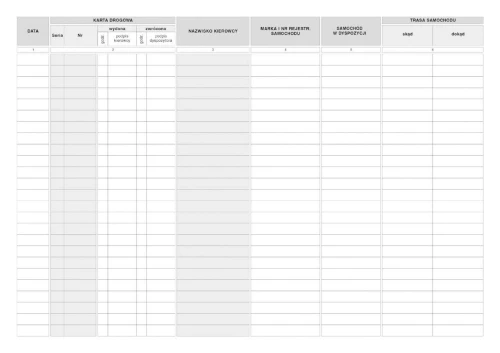 Druk offsetowy Michalczyk i Prokop raport dyspozytorski SM/106 A4 40k. (804-1)