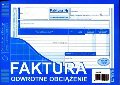 Druk offsetowy Michalczyk i Prokop faktura A5 80k. (109-3E)