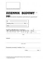 Druk offsetowy Stolgraf książka budowy DB1 P11 A4 36k. (P11)