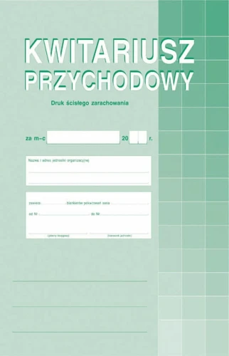 Druk offsetowy Michalczyk i Prokop Kwitariusz przychodowy A4 A4 30k. (400-1)