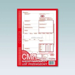 Druk offsetowy Michalczyk i Prokop CMR Międzynarodowy list przewozowy A4 80k. (800-1)