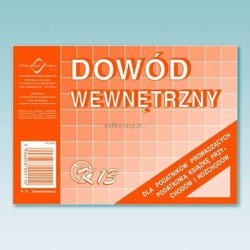 Druk offsetowy Michalczyk i Prokop Dowód wewnętrzny A6 50k. (K-13)