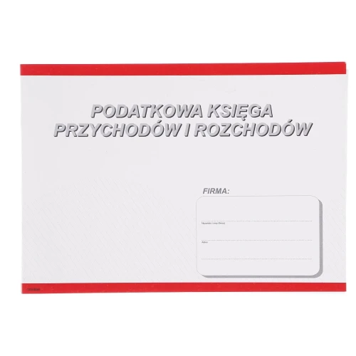 Druk offsetowy Stolgraf Podatkowa księga przychodów i rozchodów A4 A4 18k. (P1)
