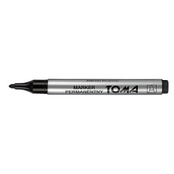 Marker permanentny Toma, czarny 1,5 mm okrągła końcówka (TO-090 3 2)