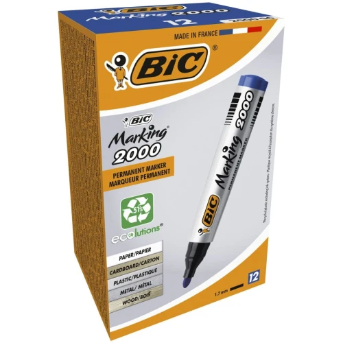 Marker permanentny Bic Marking 2000, niebieski 1,5 mm okrągła końcówka (8209143)