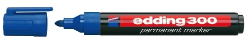 Marker permanentny Edding, niebieski 1,5-3,00 mm okrągła końcówka
