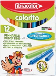 Flamaster Fibracolor colorito 12 kol.