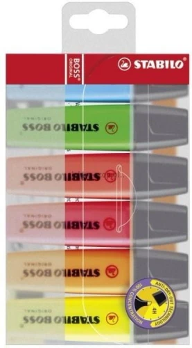 Zakreślacz Stabilo BOSS, mix 2,0-5,0 mm (70/6)