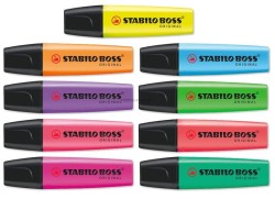 Zakreślacz Stabilo BOSS, niebieski 2,0-5,0 mm (70/31)