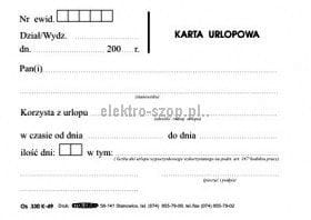 Druk samokopiujący Stolgraf A6 100k. (K49)
