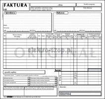 Druk samokopiujący Stolgraf faktura 2/3 A4 (1+1) uniwersalna 2/3 A4 100k. (F19)
