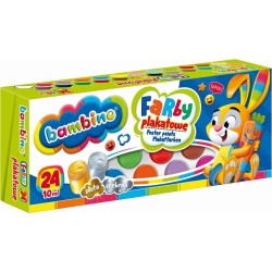 Farby plakatowe St.Majewski kolor: mix 10 ml 24 kol. (5903235002885)