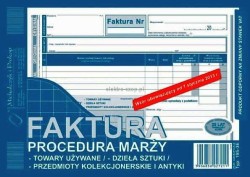 Druk samokopiujący Michalczyk i Prokop Faktura procedura marży A5 80k. (195-3E)