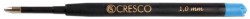 Wkład do długopisu Cresco wkłady, niebieski 1,0 mm (033251)