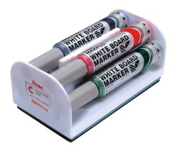 Marker suchościeralny Pentel, mix 2,0-2,5 mm okrągła końcówka (MWL5M-4N-S)